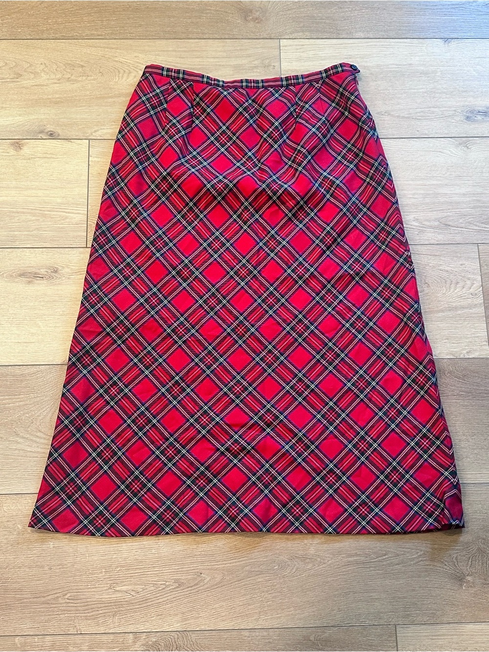 Women’s Pendleton Plaid Wool Skirt